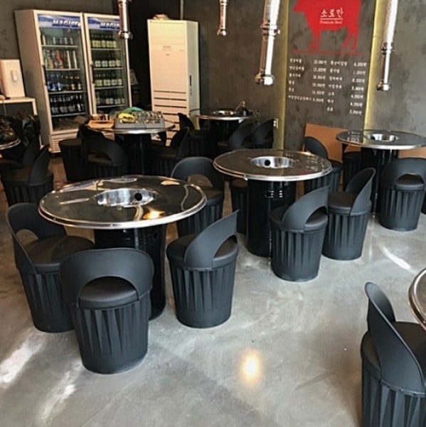 ペク ジョンウォン 収納椅子 背もたれ ドラム缶 椅子 32個