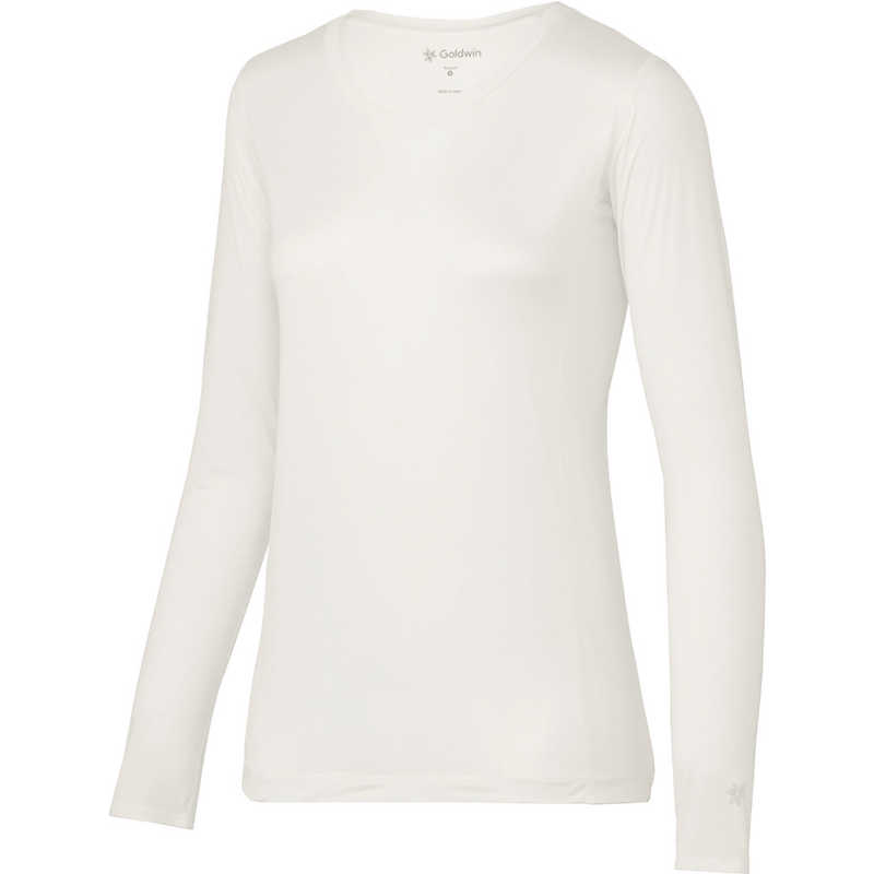 ゴールドウィン　シースリーフィット クーリングラウンドネックロングスリーブ ［レディース /Mサイズ］ ホワイト (返品交換不可)　GCW65102