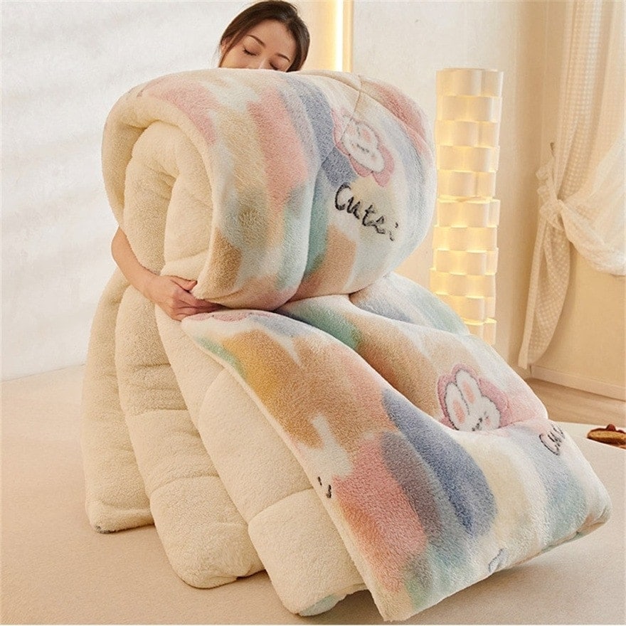 こたつ布団 長方形 おしゃれ フランネル 掛け布団 シングル ダブル 発熱毛布 裏起毛 マイクロファイバー ボア 増量タイプ あったか もふもふ 厚手 冬用 寝具 抗菌防臭