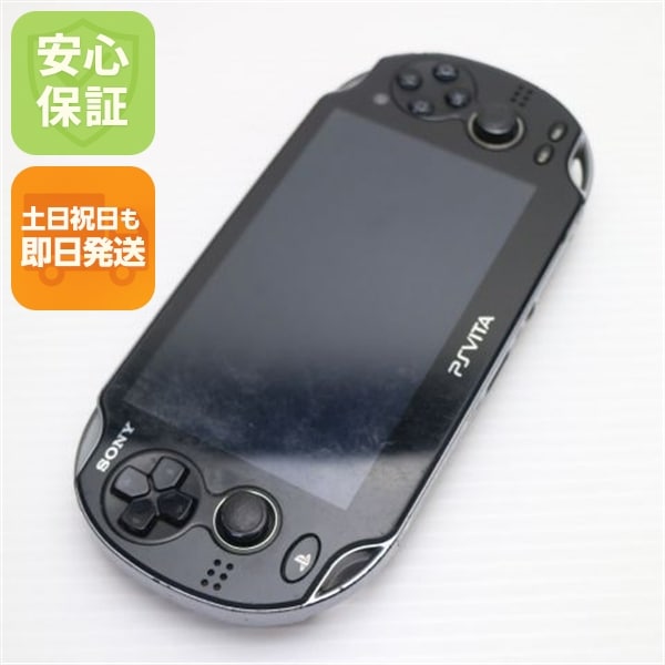 良品PCH-1100 PS VITA ブラック game SONY PlayStation 3G/Wi-Fi 105