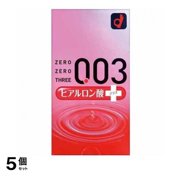 オカモトコンドーム 0.03 ゼロゼロスリー ヒアルロン酸プラス 10個入 5個セット