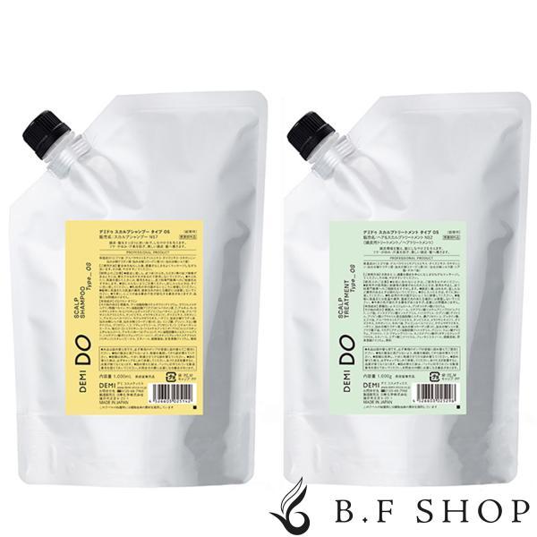 【セット品】デミ ドゥ スカルプシャンプー タイプ OS & スカルプトリートメント タイプ OS 1000ml + 1000g LSC