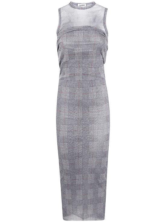 JEAN PAUL GAULTIER Women Long Skirts 25 04 W DR061 M007P 087930 LIGHT GREY VANILLA RED