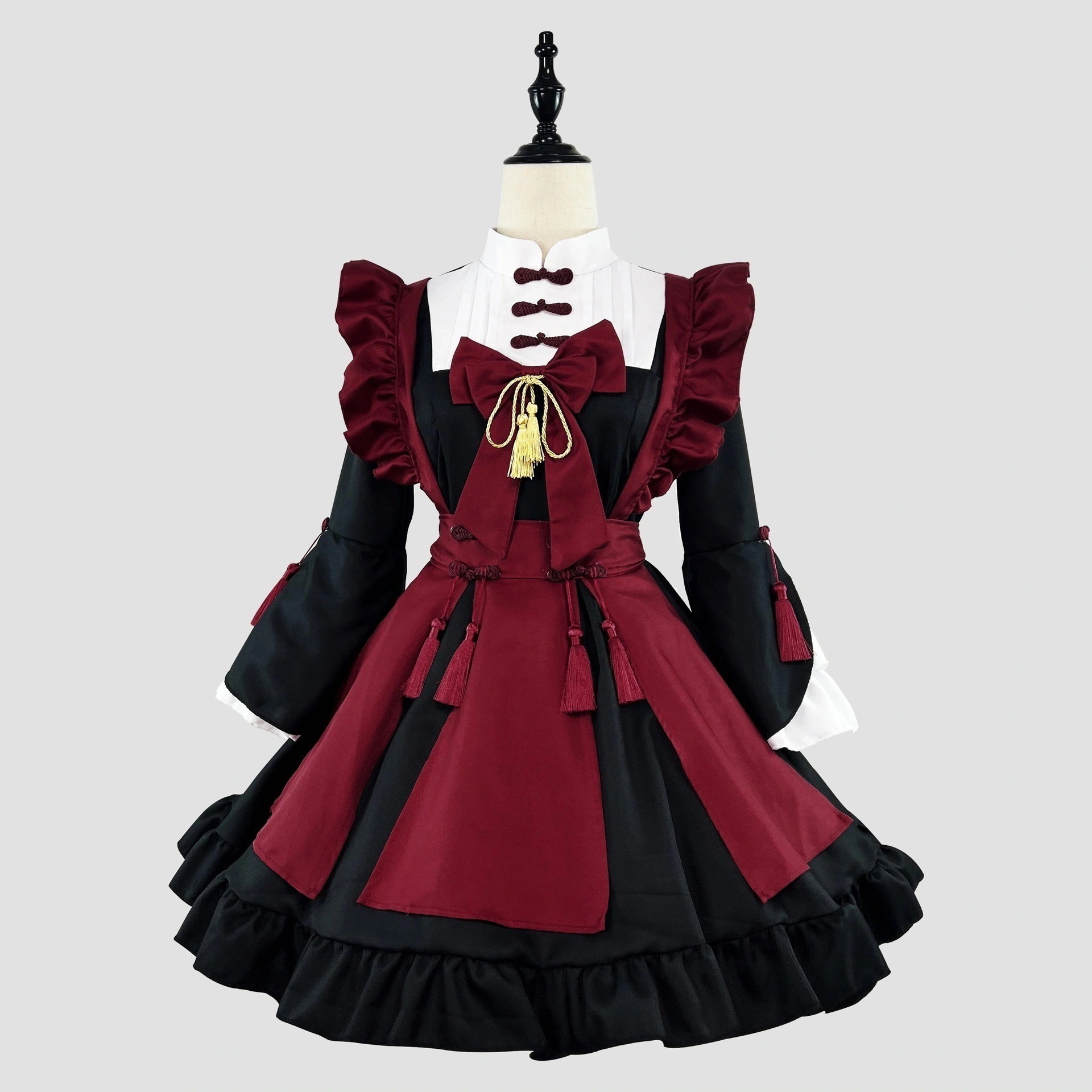 新品目玉セール[zenl]在庫品のセールロールプレイング 新品 ロリータ メイド服 メイド服 コスプレ衣装 大きいサイズ