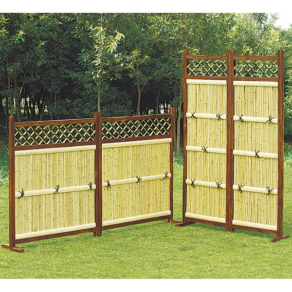 ファミリーライフ 目隠し竹垣2枚組 横型(0335810) メーカー直送