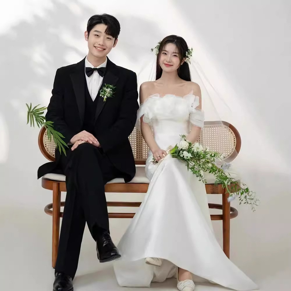 【L.O.V.E】 ウェディングドレス 白 結婚式 花嫁 サイズオーダーメイド可能 成人式 お呼ばれ ウェディング 演奏会 二次会 パーティードレス 前撮り ワンピース ロングドレス メガ割 30