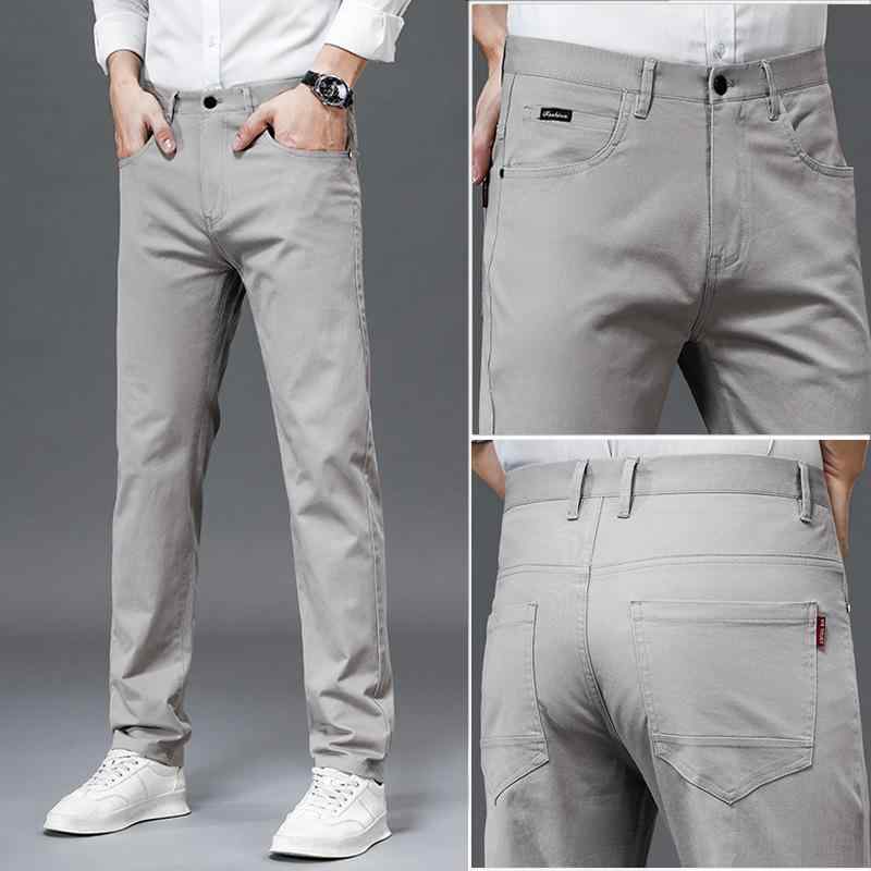 コーデ メンズ シンプル ファッション オシャレ かっこいい 大きいサイズ ストリート 紳士 コットンストレッチ カジュアル パンツ ビジネス カジュアル パンツ ストレート シンプル