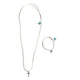 【NIRO SERENDIPITY】OPAL CRYSTAL PEARL NECKLACE ▲ASTRO着用 NIRO SERENDIPITY】OPAL CRYSTAL PEARL NECKLACE △ASTRO着用
