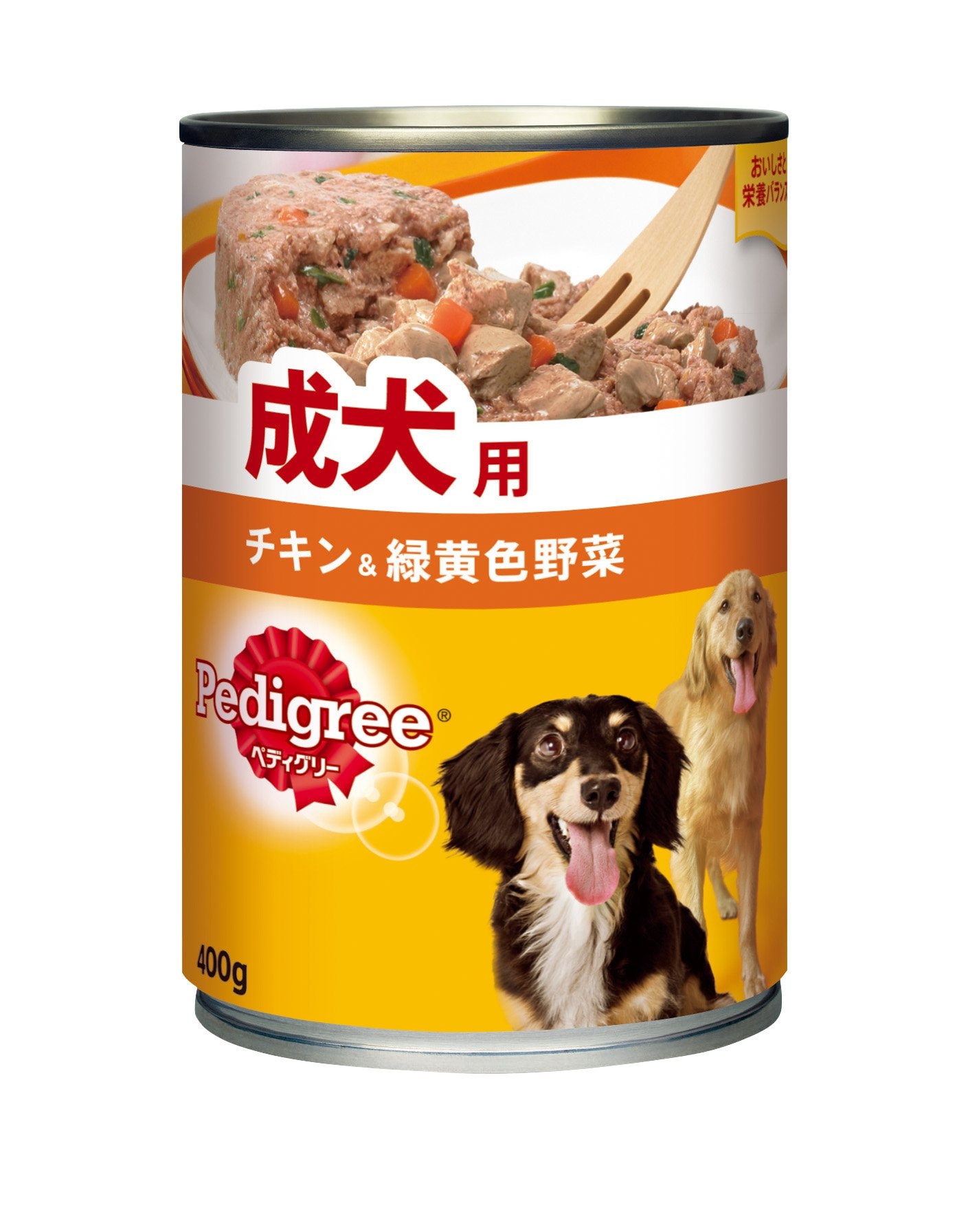 当日発送 ペディグリー 成犬用 チキン＆緑黄色野菜 400g×24缶入り [ドッグフード・缶詰]