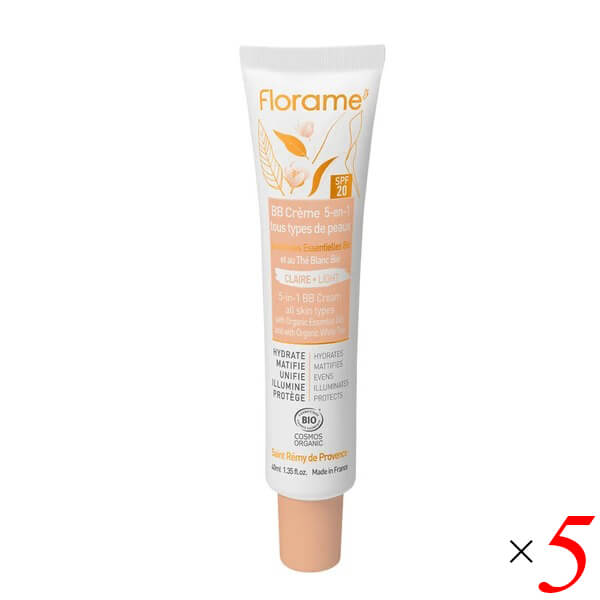 フローラム 5in1スキンケアBBクリーム 40ml 5本セット Florame