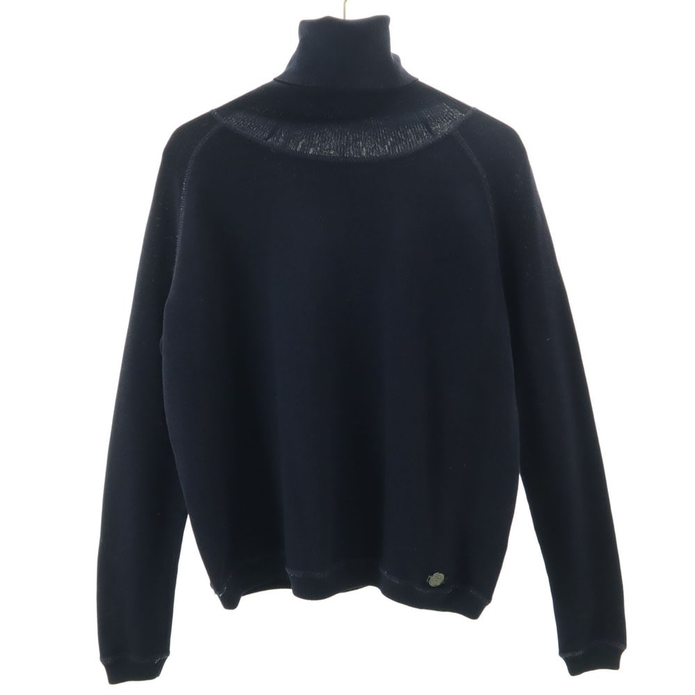 長袖 タートルネック セーター 38 ネイビー 三陽商会 レディース 古着 6,214円