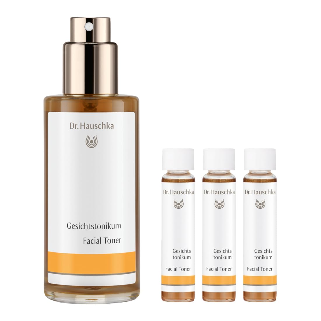 Dr. Hauschka(ドクターハウシュカ) フェイシャルトナー リフレッシュセット (100mL×1本 + 10mL×3本)