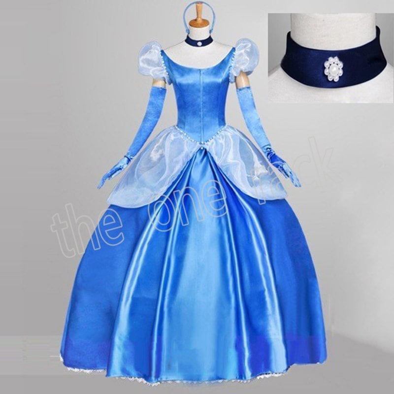 シンデレラドレス プリンセス シンデレラ コスプレ衣装 Cinderella 大人用 コスチューム