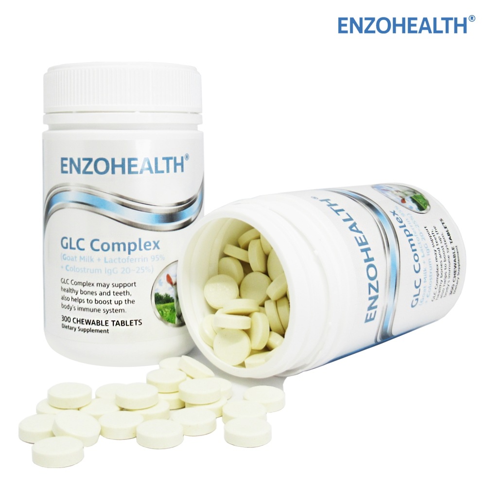 ENZOHEALTH 初乳 goat milk(GLC Complex) 300 チュアブルタブレット