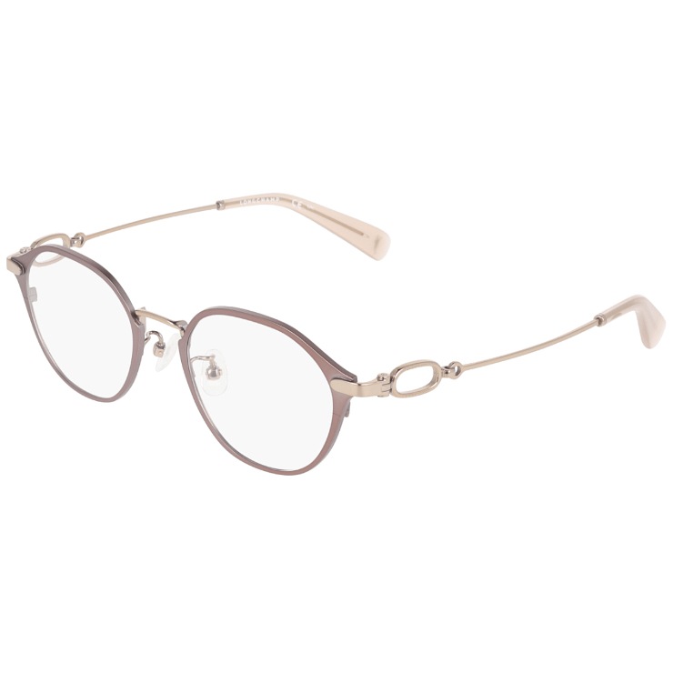 レディース メガネ lo2548lbj-059 47mm 眼鏡 かわいい おしゃれ 軽量 チタン フレーム ブランド グレー ベージュ SATIN GREIGE カラー ダミーレンズ発送