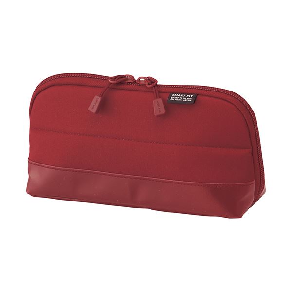 （まとめ）リヒトラブ SMART FITACTACT ワイドオープンペンケース レッド A-7688-3 1個(×3セット) 5,392円
