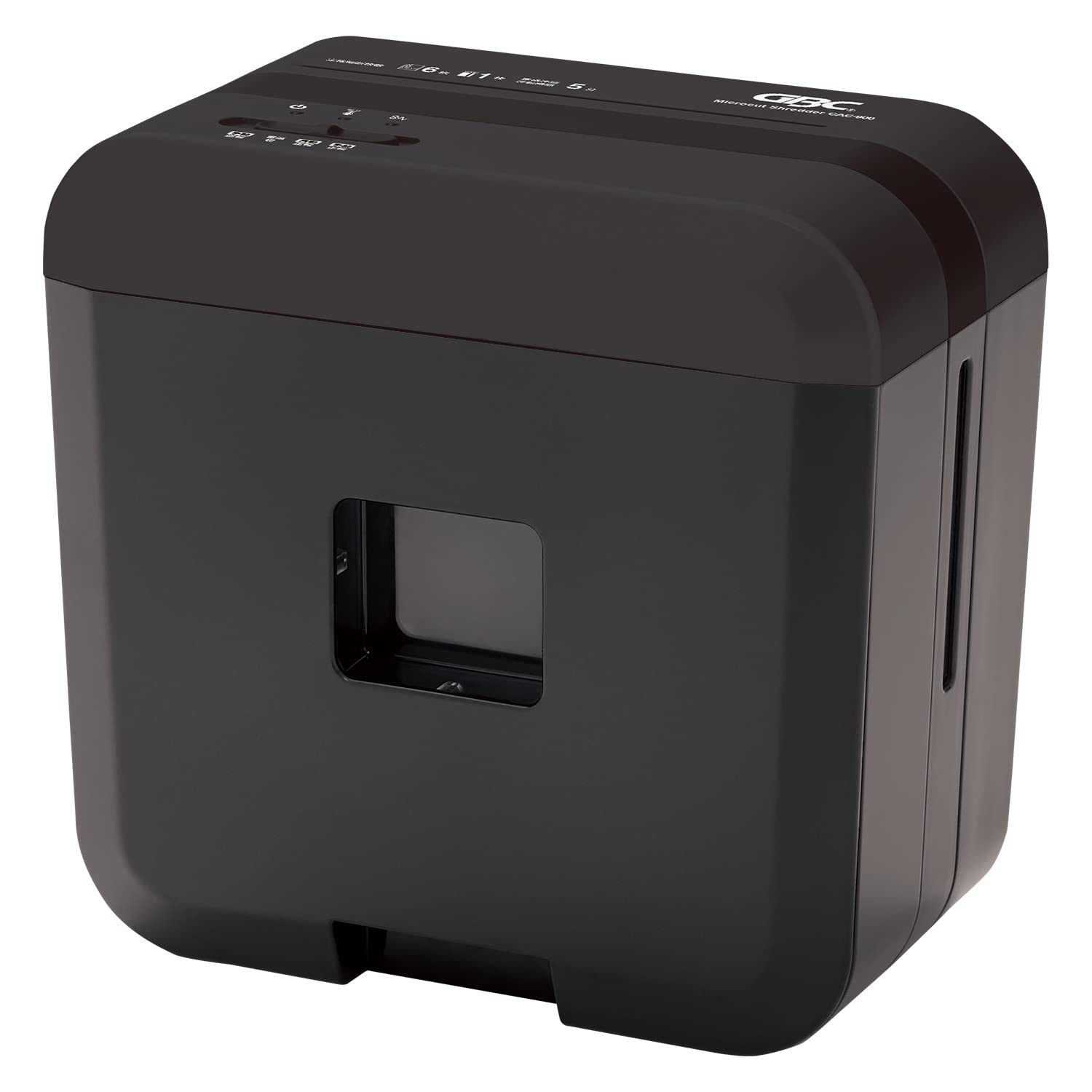 アコ・ブランズ・ジャパン GBC シュレッダー 家庭用 小型 オフィス 極小細断 マイクロクロスカット 最大細断枚数7枚 連続使用約5分 プラスチックカード細断可能 ホチキス ステープラー対応 ダスト