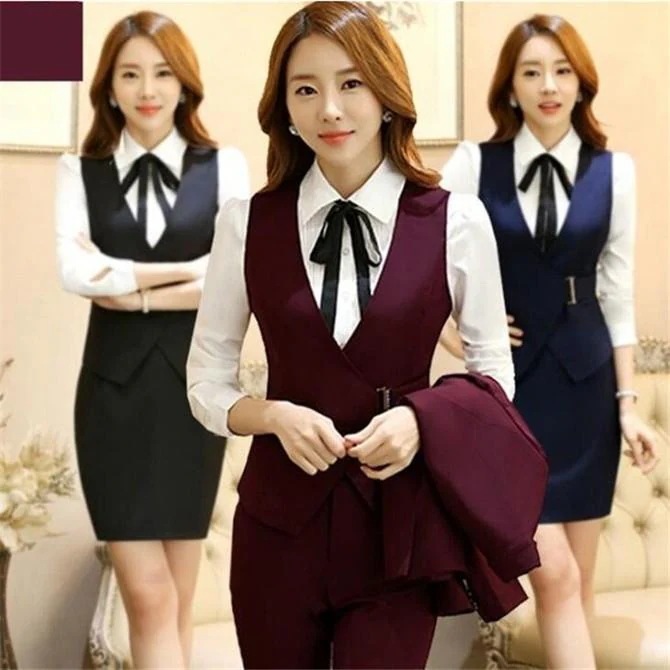 【短納期】ベスト スカート 2点セット フォーマルベスト レディースベスト ビジネスベスト 制服ベスト ビジネス BAR バーテンダー スリムフィット　wb-01230パーセント割引