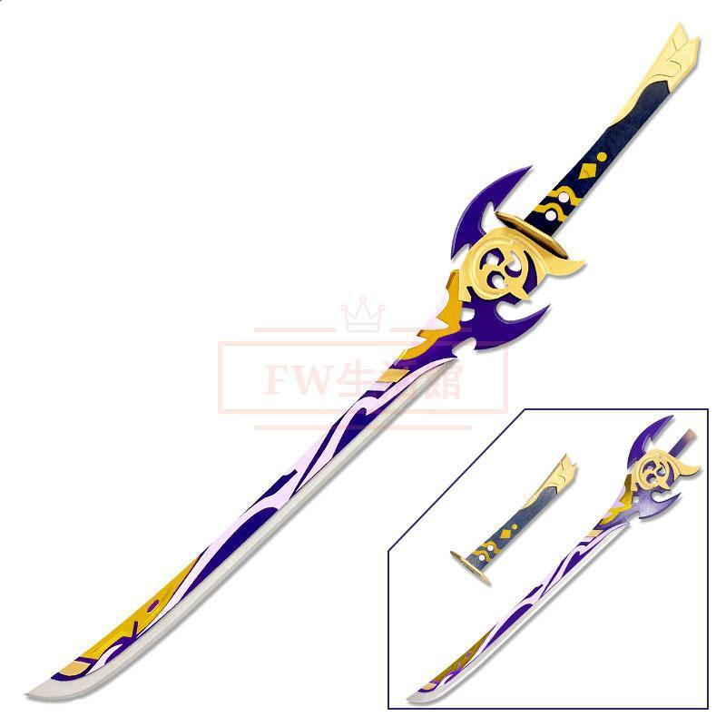 原神 げんしん風genshin 雷電将軍 雷神バル 模造刀 武士刀 武器 コスプレ道具 撮影用 観賞用 ハロウン イベント 変装