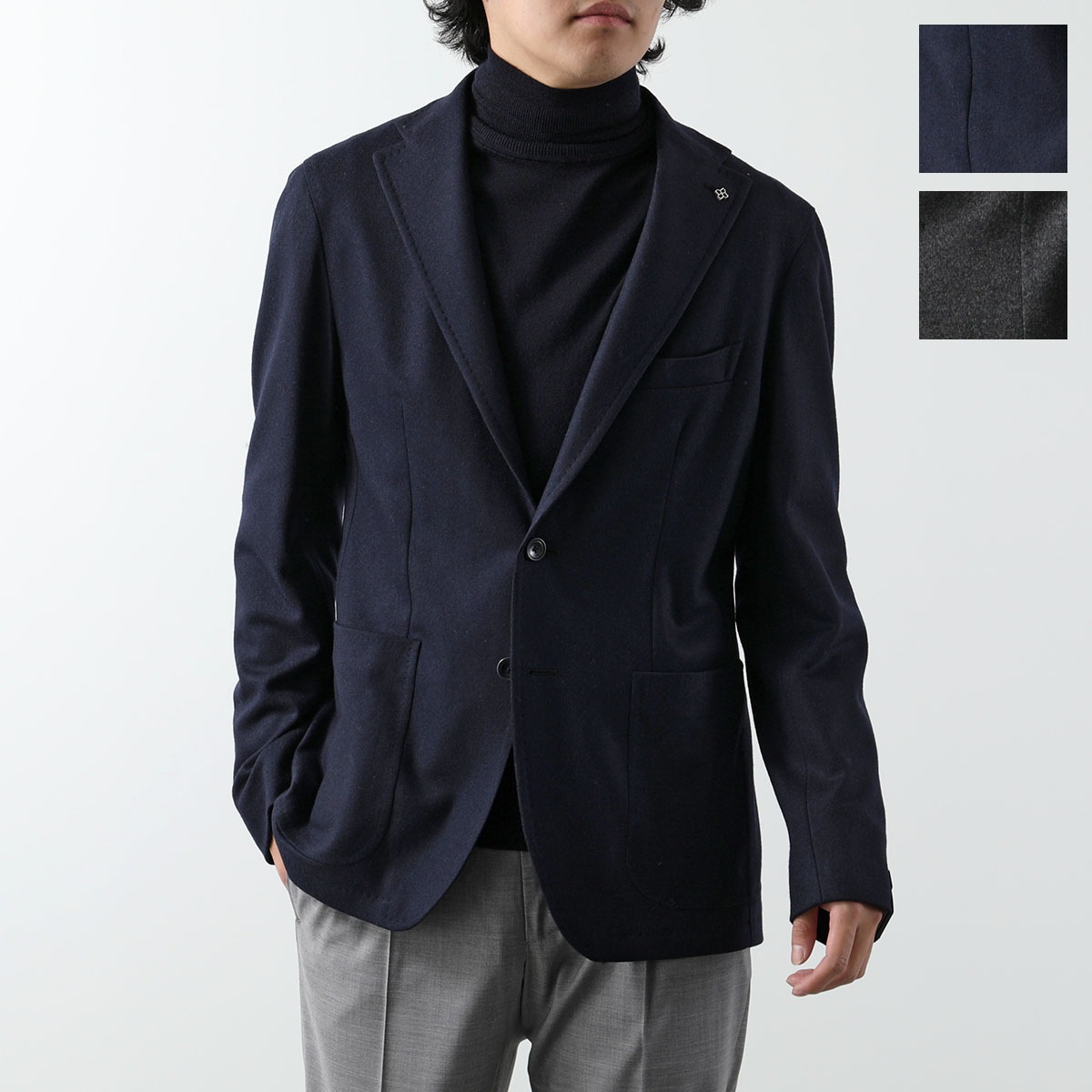 TAGLIATORE タリアトーレ ジャケット G-DAKAR22K 340083 メンズ 2B フランネル シングル テーラードジャケット ウールブレンド カラー2色