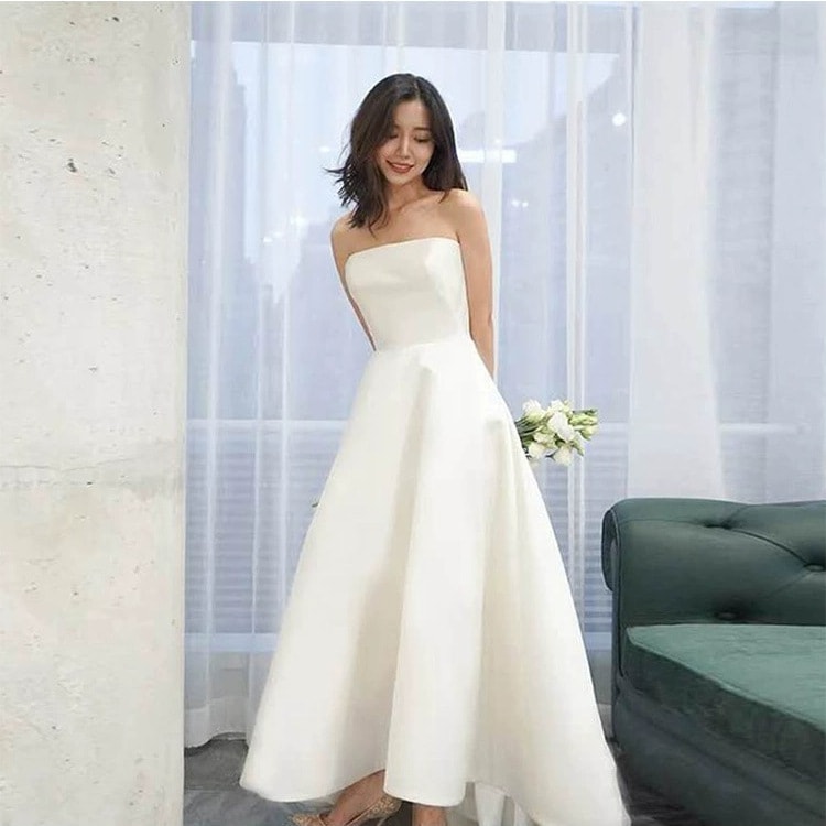 結婚式 二次会 メガ割 パーティードレス 演奏会 花嫁 成人式 ロングドレス 【今恋】ウェディングドレス サイズオーダーメイド可能 白 ウェディング 30 お呼ばれ 前撮り ワンピース