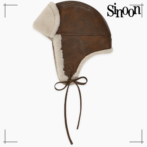 SINOON トゥルーパーハット Mustang Trooper Hat (Deep Brown) キャンペーンハット シヌーン 韓国ファッション