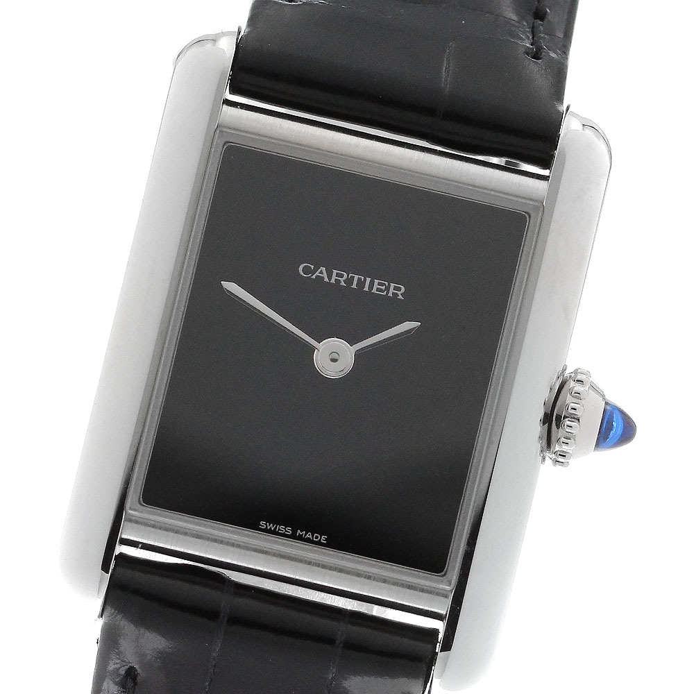カルティエ CARTIER WSTA0071 タンクマスト SM クォーツ レディース 極美品 箱・保証書付き_906584【中古】