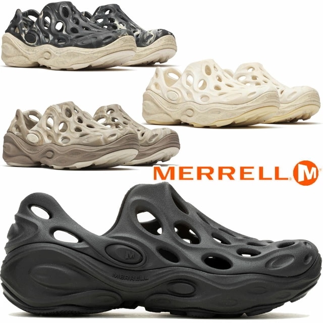 メレル レディース モックシューズ ハイドロ ネクスト ジェン モック アウトドア ローカット スリッポン カジュアルシューズ J006992 トリプルブラック 黒 J008226 シルト J0082