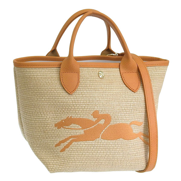 ロンシャン バッグ レディース ハンドバッグ 2WAY ショルダーバッグ ベージュオレンジ 10144-HZB-222 LONGCHAMP