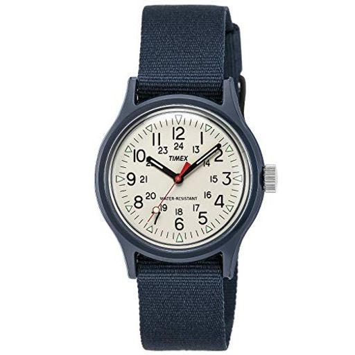 腕時計 オリジナルキャンパー 36MM クリーム 文字盤 レジン ポリカーボネイト クォーツ 日本製ムーブメント 36MM AMERICA アメリカ WATCH TW2U84200 ネイビー
