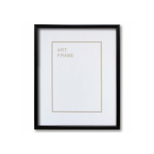 木製額色あせを防ぐUVカットアクリル 温かみのある木製フレーム デッサン額 大衣サイズ（509394mm）ブラック