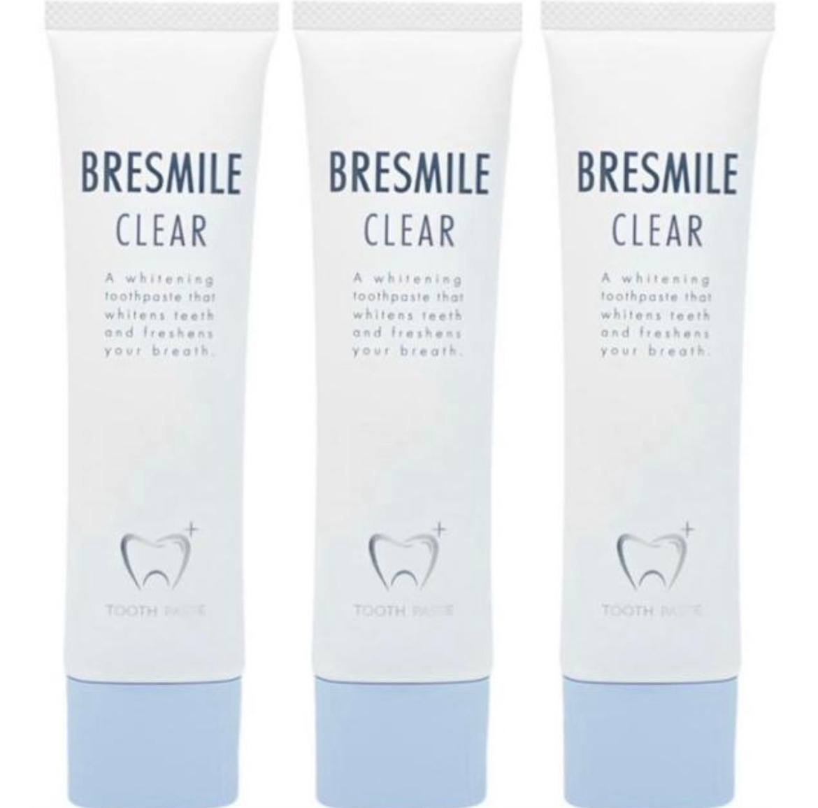[ ３本] ブレスマイル BRESMILE ブレスマイルクリア 60g 歯磨き粉 最新ブレスマイルクリア