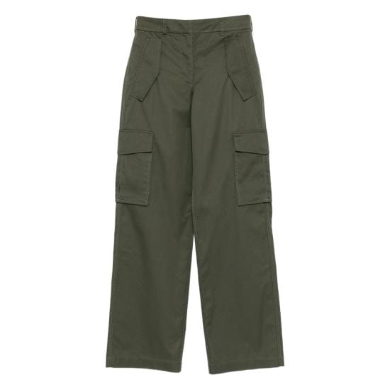 BURBERRY Women Straight Pants 8118420 FREJA C1220 GREEN