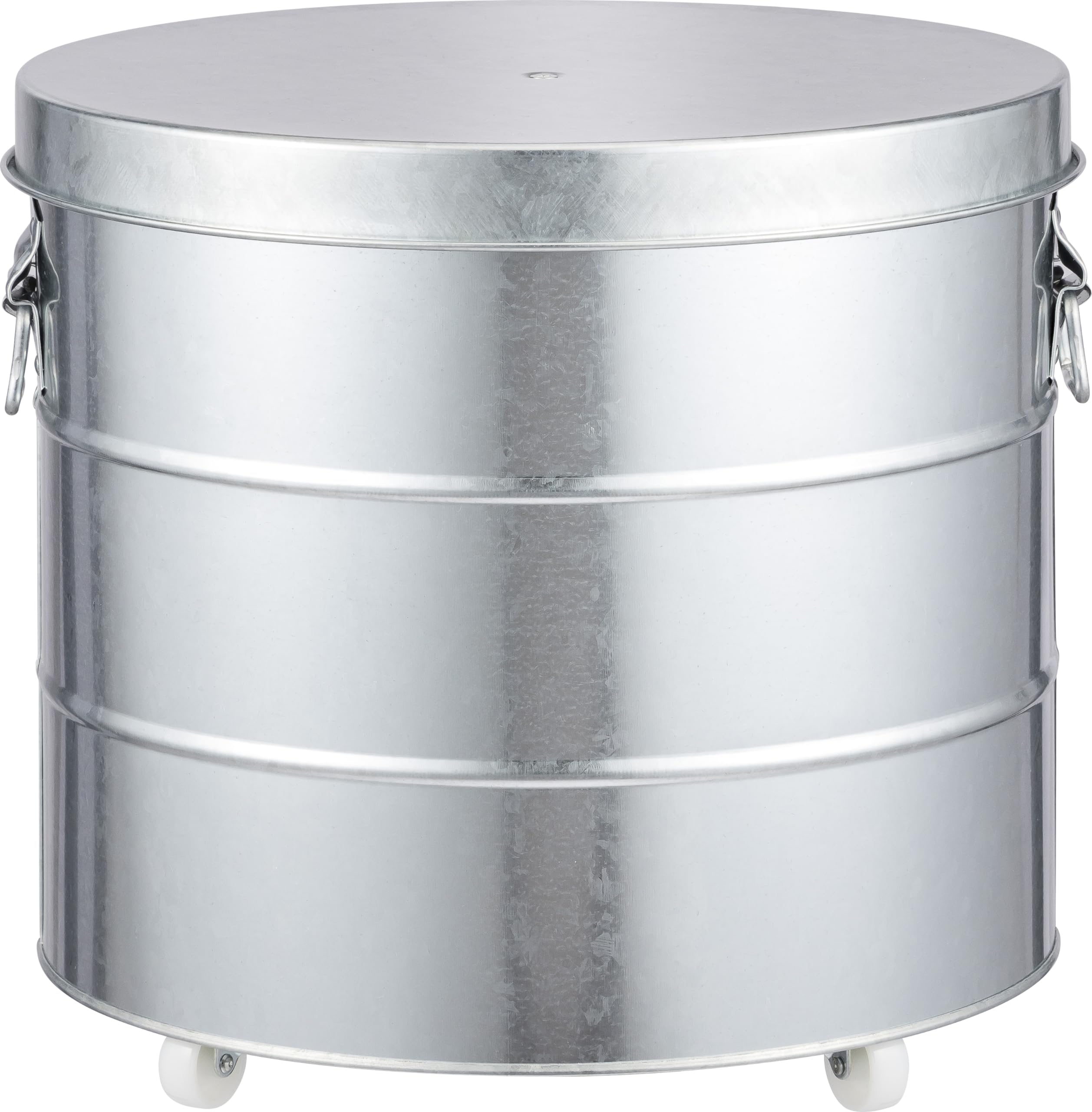 OBAKETSU 渡辺金属工業 オバケツ ライスストッカー 20kg キャスター付 シルバー RS20A 大