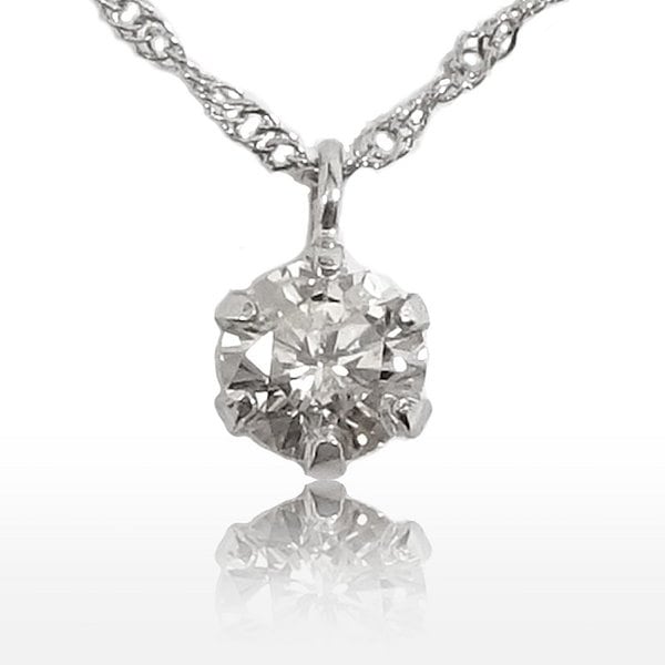 4°c ダイヤモンドネックレス プラチナ ネックレス | 112143125001