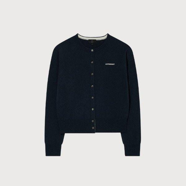 ジャケット JQS CO2501KT72-NA ウーマン ベーシック クーパーロゴ カーディガン Navy
