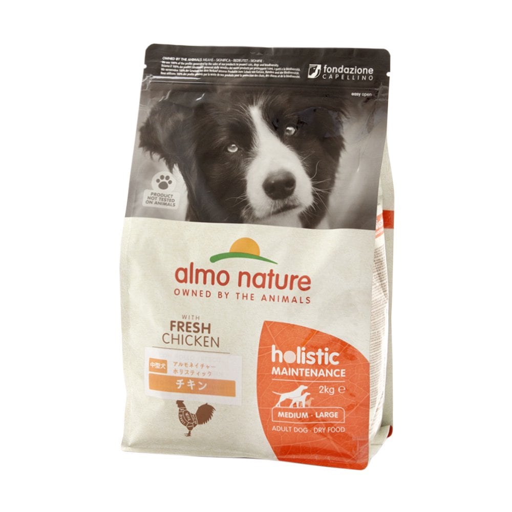 ドッグフード　アルモネイチャー　ＤＯＧ　ホリスティック　ドライフード　中型犬用　チキン　２ｋｇ　正規品　ＣＲＣ45―03―08―10―00