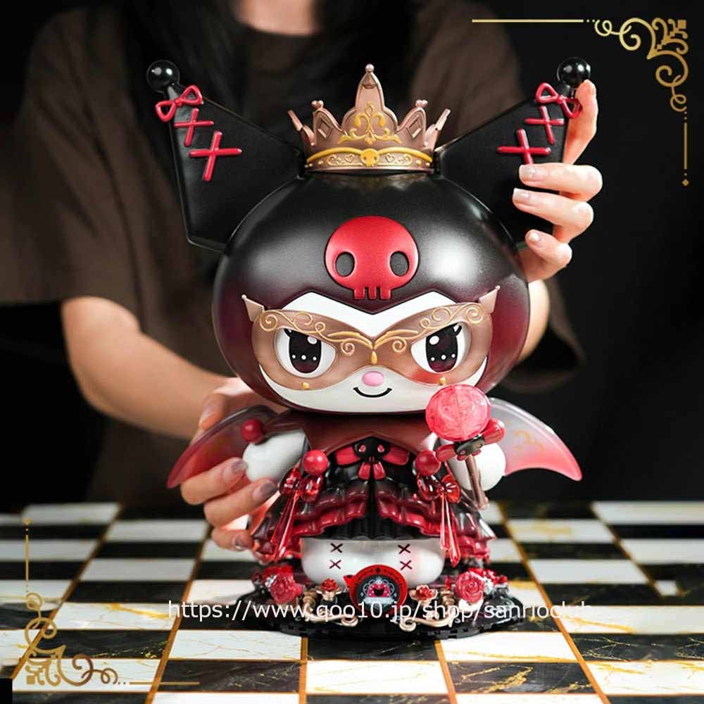 TOPTOY サンリオコラボ クロミちゃん闇の城 大型組み立てブロックフィギュア 光る仕様/卒業記念ギフト対応 大人のサンリオコレクション インテリアプレゼント 記念ギフト推奨
