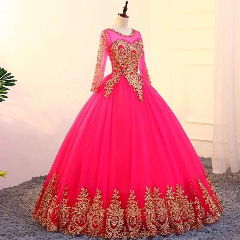 カラーウェディングドレス学生美術試験ドレスステージソロチュチュスカートホストイブニングドレス女性用ロングパフォーマンススーツ