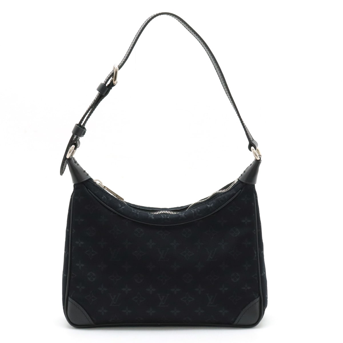 モノグラムサテン リトルブローニュ アクセサリーポーチ ミニハンドバッグ レザー ノワール ブラック M9214 53,280円