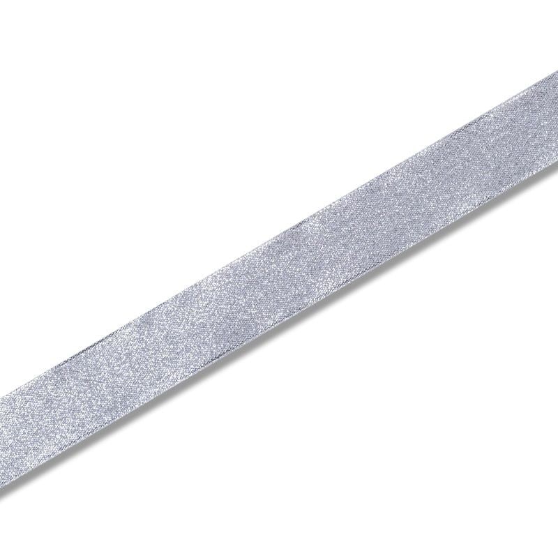 （まとめ買い）シモジマ HEIKO エレガンスメタルリボン 24mm幅x20m巻 シルバー ラッピング用品 001414702 [x3セット]