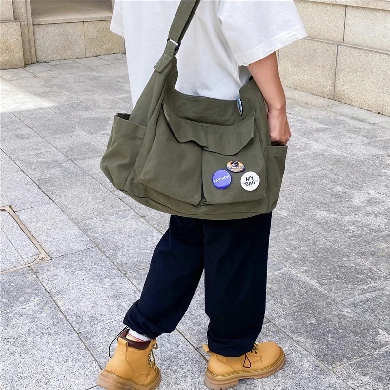 斜め掛けバッグ ショルダーバッグ ハンドバッグ レトロ リンジ 多機能 軽量 OL通勤 百掛け 日系 学生かばん シンプル ins男女兼用