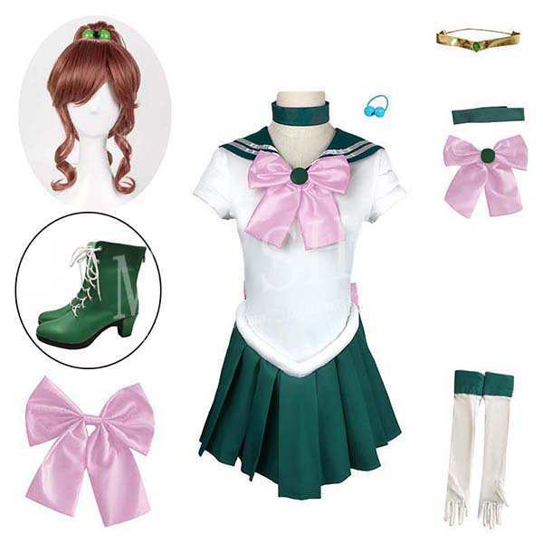 「急速出荷」最低価!格!大人用 子供用 美少女戦士セーラームーン 木野 まことコスプレ 衣装 ウィッグcos靴 アニメ ゲーム ハロウィン cosplay 変装