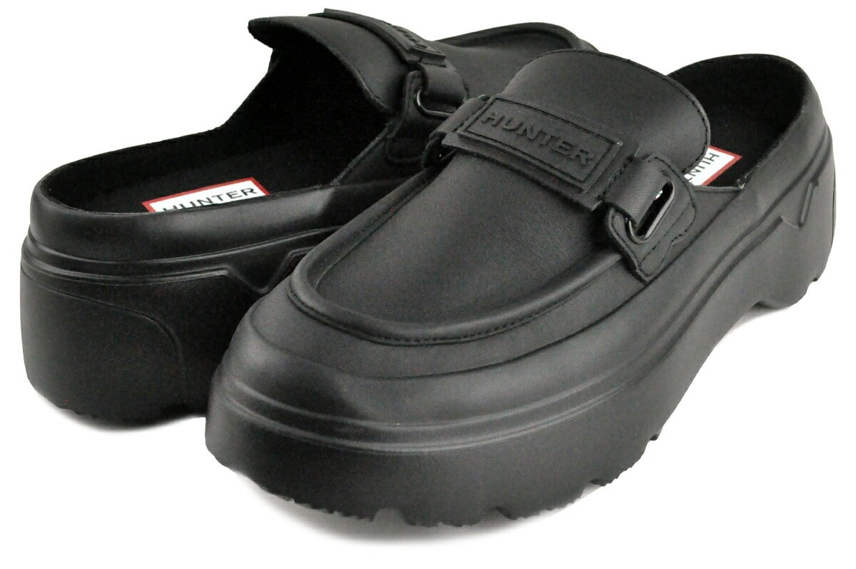 ウィメンズ エクスプローラー フラットフォーム ローファー ミュール ブラック wff3103lea-blk