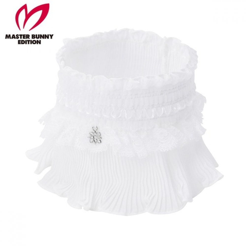 [セントアンドリュース] 女性用プリーツブロックレースバンディングネックカラー