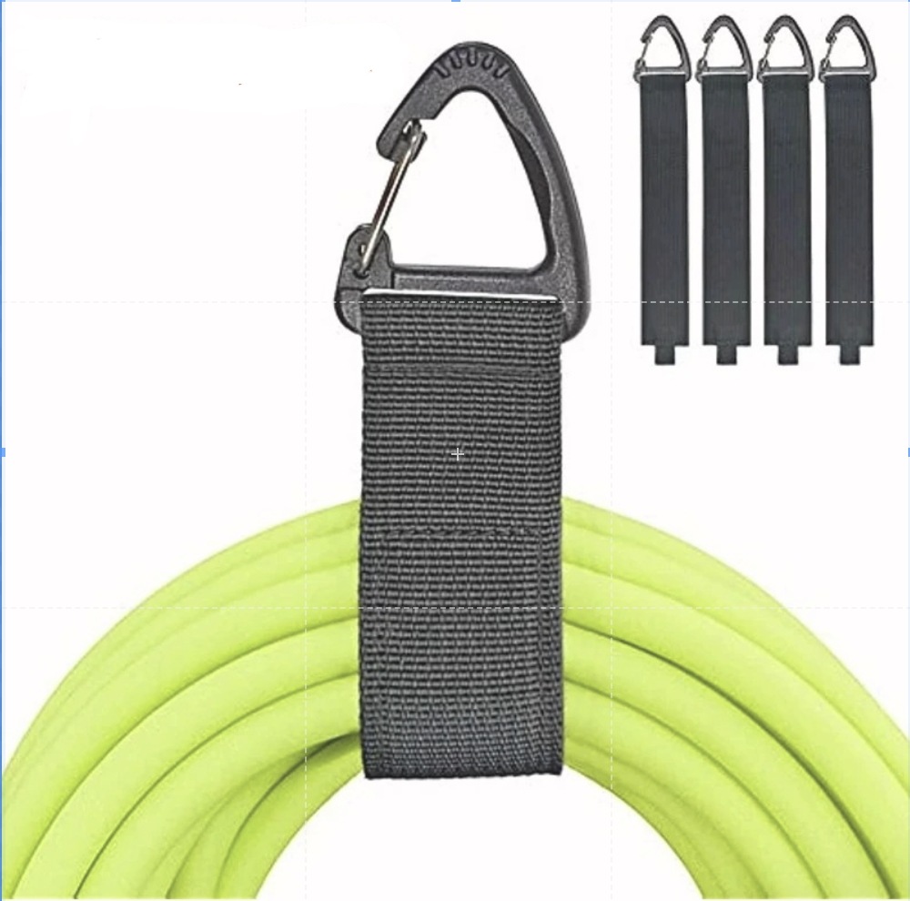 三角形のバックル付きナイロンコードオーガナイザーホルダーワイヤーマネージャーパワーコード管理ケーブル用の頑丈なコード収納ストラップ5 10個