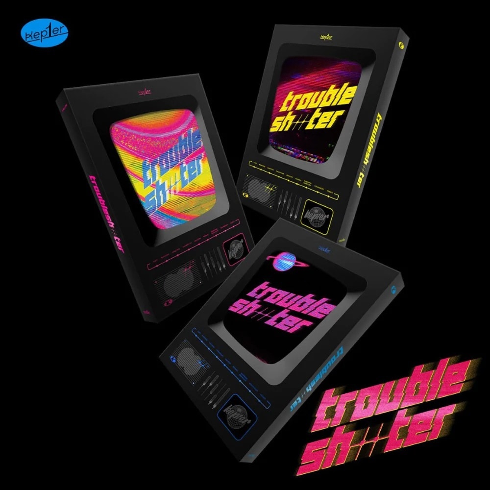 [3種セット] kep1erミニ3集アルバム TROUBLESHOOTER(k ver./ mindinght ver./ daydream ver.) 初回限定ポスター/チャート反映