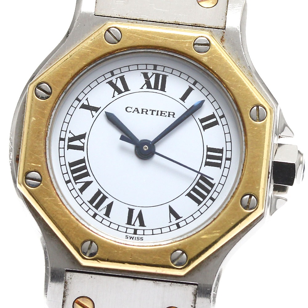 カルティエ CARTIER サントスオクタゴンSM 自動巻き レディース _894001【中古】