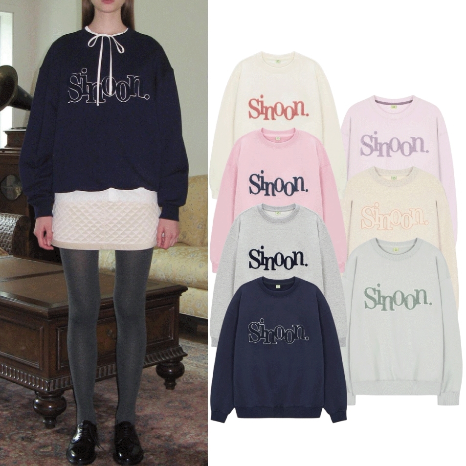 24FW BOUCLE LOGO SWEATSHIRT (7 COLORS)