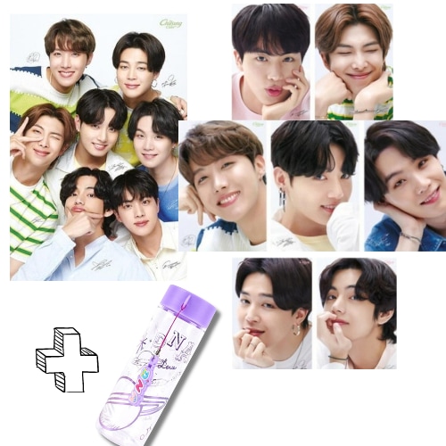 [BTS Sign Poster]メンバー7+団体1,団体追加1枚,Chilsung Cider